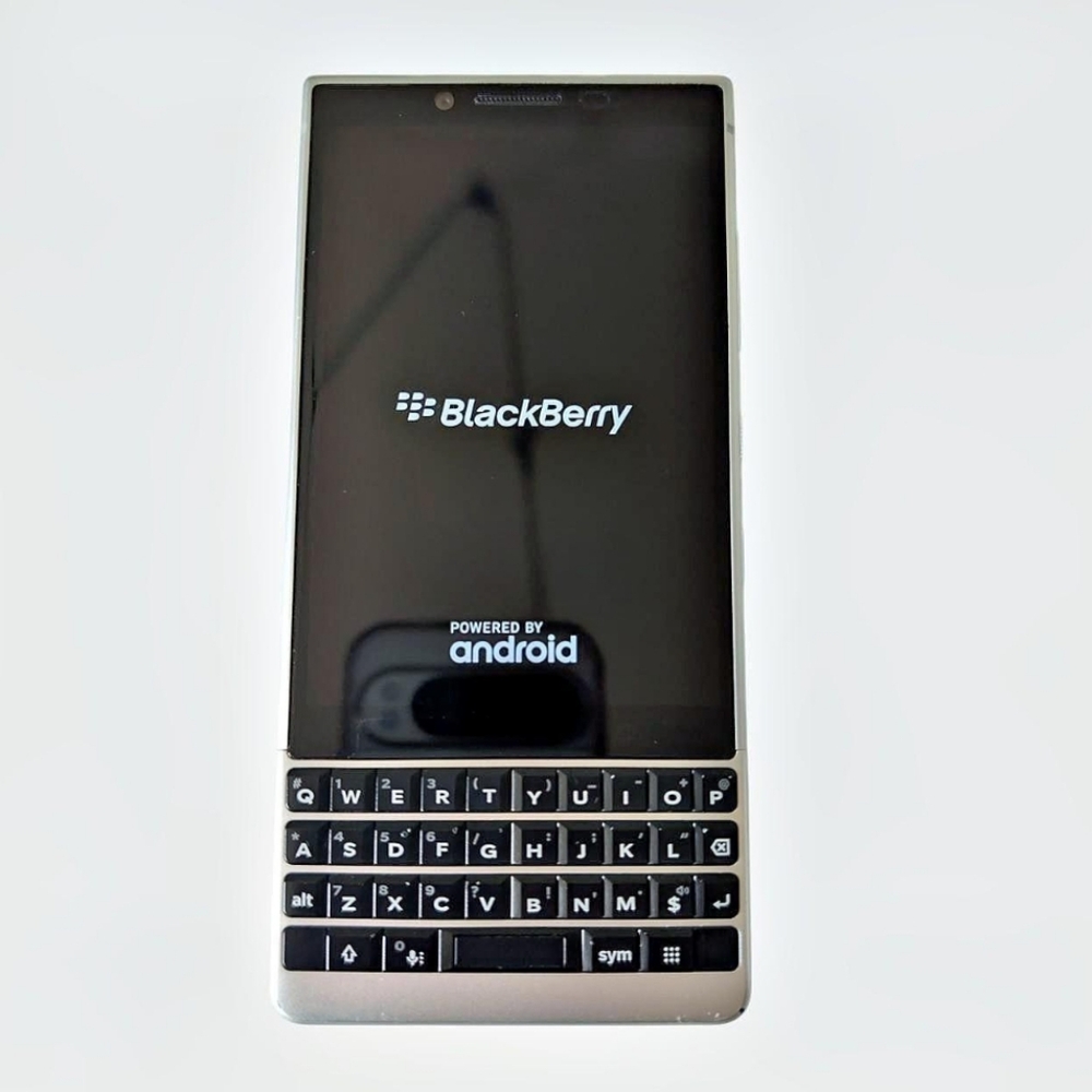 BlackBerry Silver Cell Phone